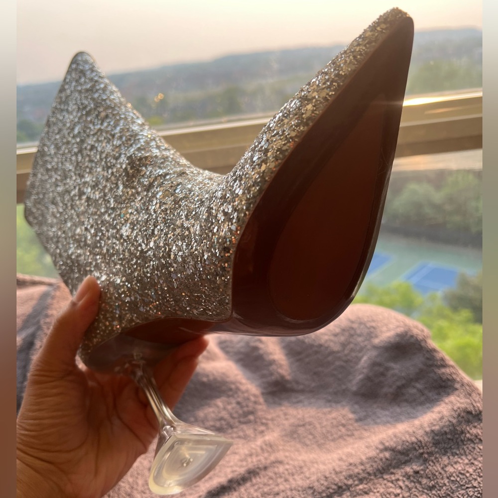 NEW Silver like Amina Muaddi